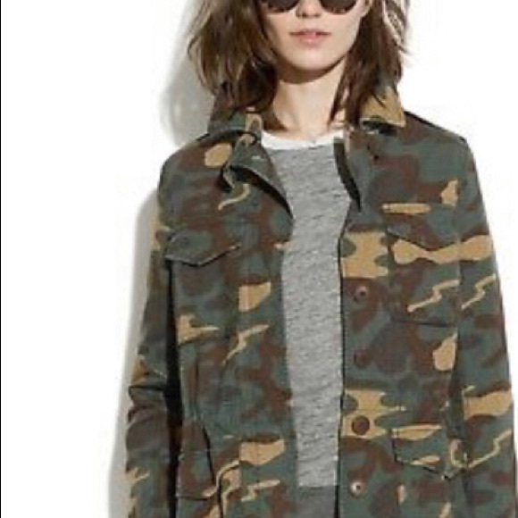 Madewell Jackets & Blazers - Rare! Madewell camo jacket. Outstanding condition